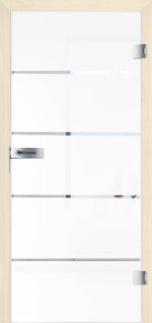 KUNEX Port Louis Schiebeglastür Bohrvariante 62, 950 x 2060 mm