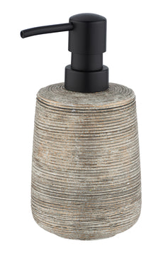 WENKO Fedio Seifenspender aus Keramik/Kunststoff, gold (400 ml)