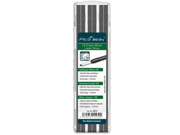 HaWe Ersatzminen-Set Pica Big Dry Steinhauer, grau, Höhe 150 mm, 12 Stück