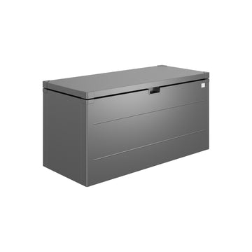 Biohort StyleBox 140 Auflagenbox dunkelgrau-metallic mit Deckel (140x60x71 cm)