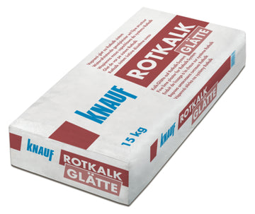 Knauf Rotkalk-Glätte 0,1 mm, 15 kg Sack