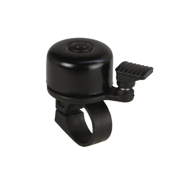 fischer Fahrradglocke mini schwarz mit Durchmesser 22 mm, Klingel
