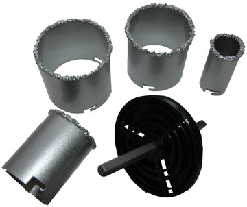 CONMETALL HM Bohrkronen-Set für 4 Kronen, Bohrkronen-Set (KRT=4)