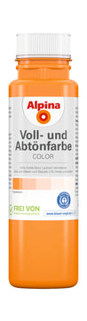 ALPINA Abtönfarbe Fresh Green (Grün), wasserbasierte Dispersionsfarbe 0,25 l