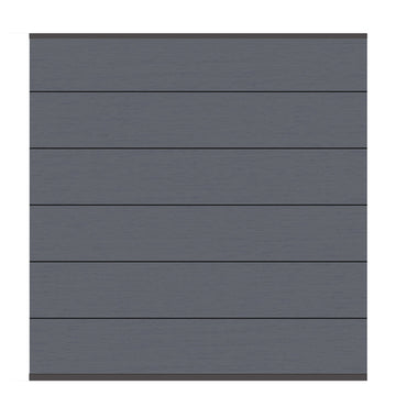 TraumGarten SYSTEM XL Zaunfeld-Set WPC anthrazit, 178 x 183 cm