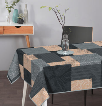 Vénilia Taenga Tischdecke aus Polyester, farblos/transparent, 1,5 x 2,4 m