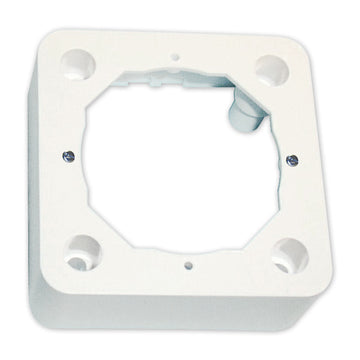 SCHWAIGER Aufputzkasten für Antennendosen weiß, 75 x 75 mm
