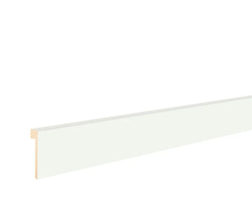 Osmo Abdeckleiste RAL 9003 Weiß massiv endbehandelt, 18×80×2400 mm