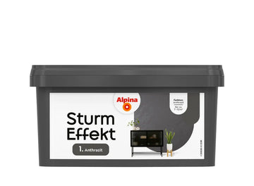 Alpina Sturm Effekt Farbe, Innen-Wandfarbe 1 l