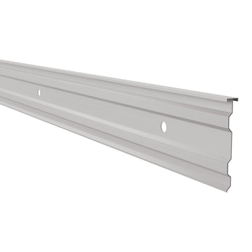 PRIMA Wandanschlussschiene aus Aluminium, 60 mm breit, 3 m lang