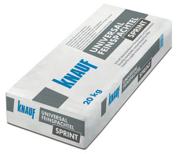 Knauf Universal-Feinspachtel Sprint, 20 kg, auf Zementbasis, naturweiß