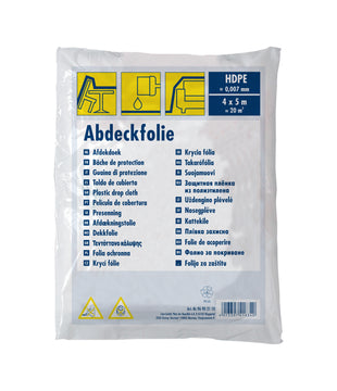 WESTEX Abdeckplane HDPE Standard, transparent