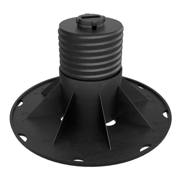 PRIMA Stelzlager Fix SB P4, höhenverstellbar 70–120 mm, schwarz, ohne Kopf
