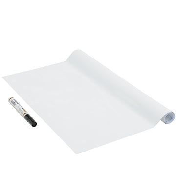 Windhager Klebefolie Tafel weiß mit Filzstift, 67,5 cm x 1,5 m