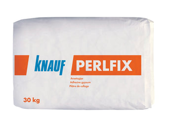 Knauf Perlfix Ansetzgips 30 kg für Innenarbeiten, Gipskleber