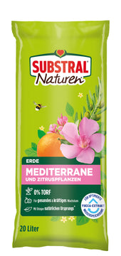 Evergreen Naturen Mediterran/Zitruserde torffrei – 20 l für Kübel