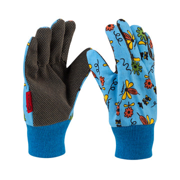 CONMETALL Kinder-Handschuhe „Blümchen“ Gr. 5