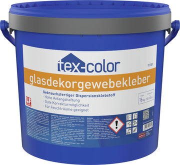 Tex-Color TC7301 Glasdekorgewebekleber milchig, 16 kg