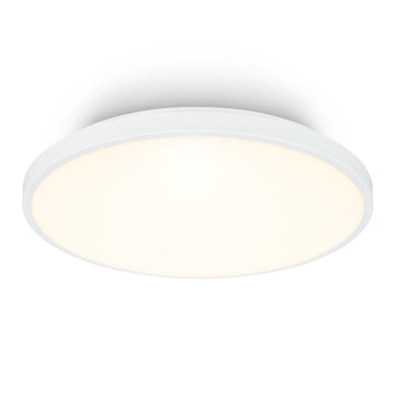 BRILONER Opal Weiß Deckenleuchte mit LED-Dekorblende, 3000K, IP20