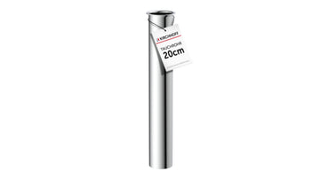 Schütte Tauchrohr verchromt 1 1/4" x 32 mm x 200 mm für Siphon