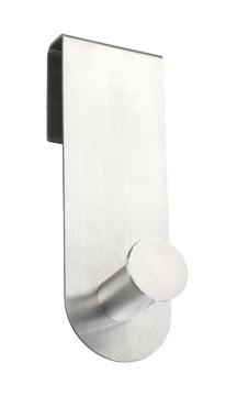 WENKO Celano Duschhaken aus Edelstahl, matt (B x H 40 x 125 mm)