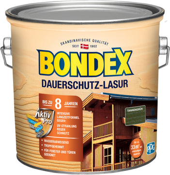 Bondex Dauerschutz-Lasur Tannengrün 2,5 l