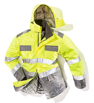 Bullstar Warnschutzparka 2 in 1 gelb, Unisex