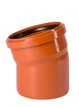 Ostendorf Kunststoffe KGB Bogen DN 160 aus PVC, orangebraun