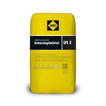 SAKRET Unterstopfmörtel US 2 grau, 25 kg Sackware für innen & außen