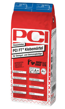 PCI FT-Klebemörtel, Fliesenkleber Zement, grau, 5 kg Beutel für Boden & Wand