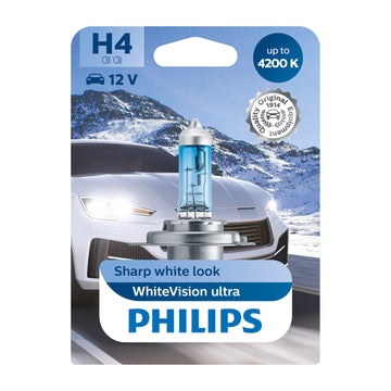 PHILIPS WhiteVision ultra Autolampe H4 12 V 55/60 W