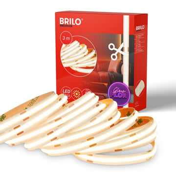 BRILONER Leuchten Band LED COB 3000K, OnOff, 3 m
