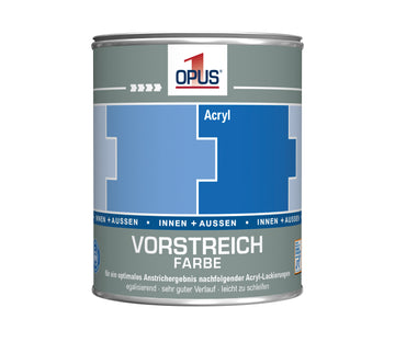 OPUS1 Vorstreichfarbe wasserverdünnbar, weiß, 0,375 l