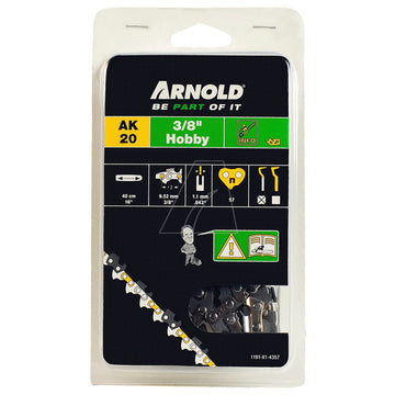 ARNOLD Sägekette 3/8" LP, Treibgliedstärke 1,1 mm, 400 mm Länge