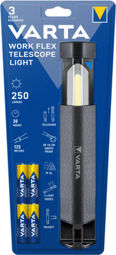 VARTA Arbeitsleuchte Work Flex Telescope Light inkl. Batterie