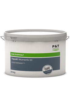 P&T Topolit Bitumenfix Reparaturasphalt, 25 kg, Körnung 0–3 mm