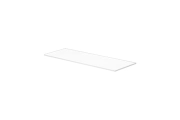 DOLLE Glasboden Square weiß, Regalboden 600 x 200 x 8 mm