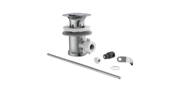 Schütte Exzentergarnitur 1 1/4" für Waschtisch chrom