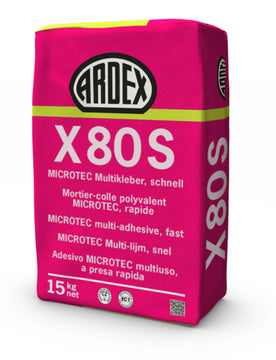 Ardex X 80 S MICROTEC Multikleber als Zementkleber, Sack 15 kg
