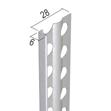 Protektor 1216 Innen-Abschlussprofil 6 mm, 2,5 m Stahlblech