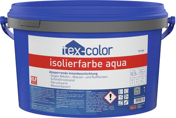 MEFFERT Tex-Color Isolierfarbe Aqua, weiß, stumpfmatt, 12,5 l