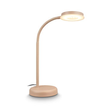 BRILONER Megg Beige Büro-Tischleuchte mit LED, 3000K, IP20