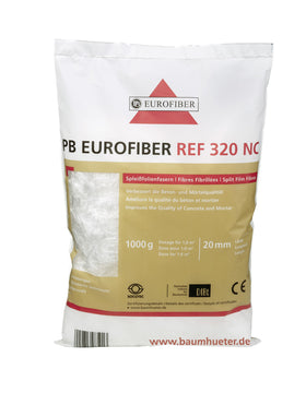 EUROFIBER PP Estrich-Verstärkungsfaser für Estrich, PP, 1 kg