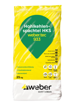 weber.tec 933 Hohlkehlenspachtel grau 25 kg faserarmiert
