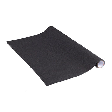Windhager GF Klebefolie Glitter schwarz, selbstklebende Dekorfolie 45 cm x 2 m