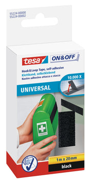 TESA Klettband On&Off, 1 m 20 mm