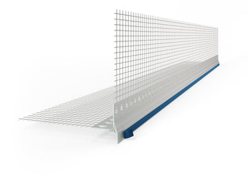 Baukom Tropfkantenprofil PVC mit sichtbarer Kante, 2 m (WDVS)