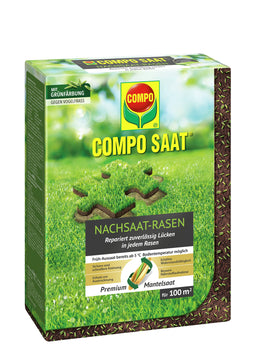 COMPO Nachsaat-Rasen Saatgut Strapazier, 2 kg für 100 m²