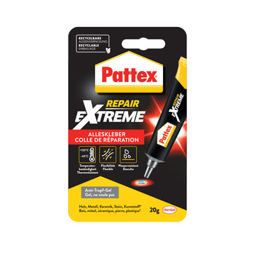 Pattex Repair Extreme PRXG2 Spezialkleber, transparent, 20 g Tube