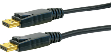 Schwaiger DisplayPort Anschlusskabel schwarz, 2,00 m (Verbindungskabel)